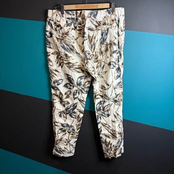 J. Crew 100% linen Ankle Cropped Pants - Picture 7 of 13